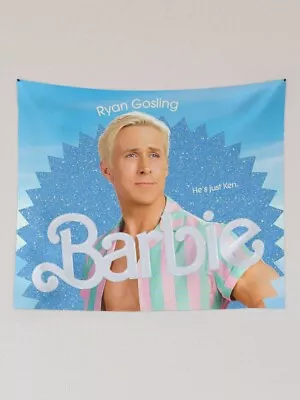 He's Just Ken Poster Wall Tapestry Barbie Ryan Gosling Tapestries Unisex Adults • $23.69