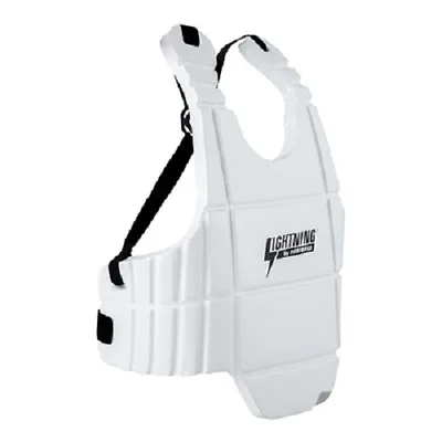 Lightning Sports Body Guard Sparring Chest Protector Karate Tae Kwon Do - White • $54.95