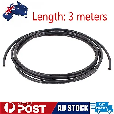 6mm X 4mm Pneumatic Air Compressor PU Hose Pipe Line 3 Meter Black • $10.95