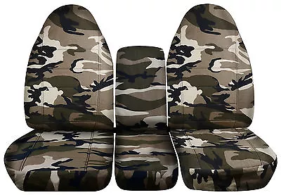 Camouflage Bench Seat Covers Fits GMC And Chevrolet Trucks 2007-2014 • $119.99