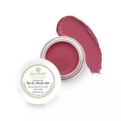 Just Herbs Ayurvedic Natural Lip & Cheek Tint Blush For Women 06 Pink Forever • $27.49