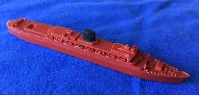 1961 R&L Cereal Toys SHIPS Cruise Ship In Red. 120mm Long. • $8.99