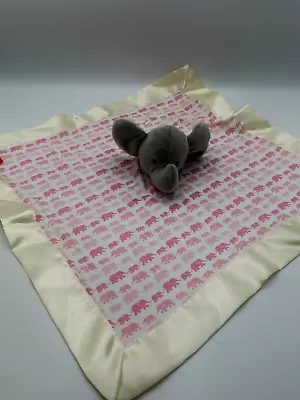 Magnetic Me Elephant Lovey Security Pink Blanket Dancing Elephant Modal Material • $28.99