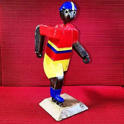 Vintage Manuel Felguerez Mexican Folk Art Metal Roller Blader Skater Signed • $39