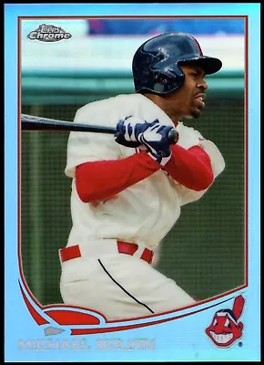 2013 Topps Chrome #74 MICHAEL BOURN  BLUE REFRACTOR  Parallel Card #050/199 • $2