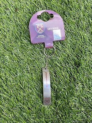 £3.99 • Buy West Ham United Fc FC SLEEK BOTTLE OPENER KEYRING OFFICIAL MERCHANDISE BNWT