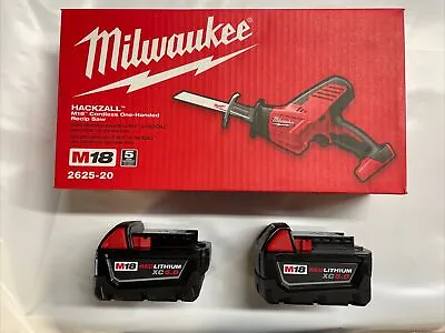 Milwaukee 2625-20 M18 Volt Hackzall Reciprocating Saw W/ 2 Batteries New In Box • $175