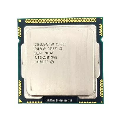 Intel Core I5-760 2.8GHz Quad Core Lynnfield LGA1156 Socket 95w Working CPU Only • $24.99