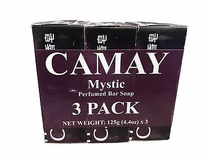 NOS Vintage Camay Mystic Perfumed Bars Of Soap 3 Pack 4.4oz Size Bars • £19.30