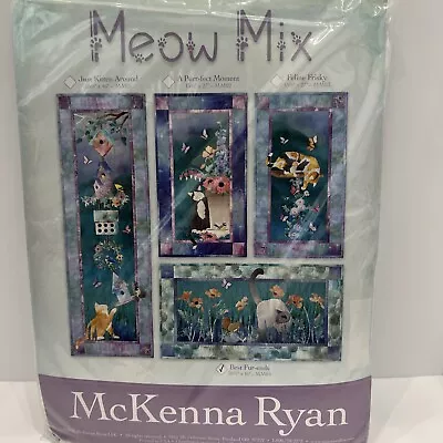 Meow Mix Best Fur-ends McKenna Ryan Quilt Pattern Kit Material & Embellishments • $59.95