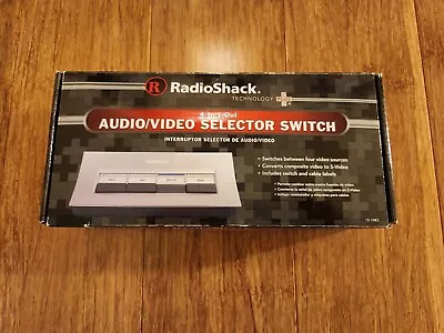 Radio Shack Audio Video Selector AV 4-Way S-Video Cat No 15-1983 Switcher • $19.95