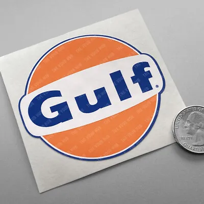 3 Inch Vintage Style Gulf Oil Vinyl Sticker • $4.98