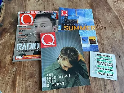 Radiohead / Thom Yorke - Q Magazine July 2003 (complete) / Observer Cd • £14.50