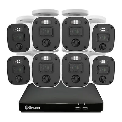 Swann 8 Camera 8 Channel 1080p Full HD Indoor Outdoor Wired Surveillance DVR • $749.95