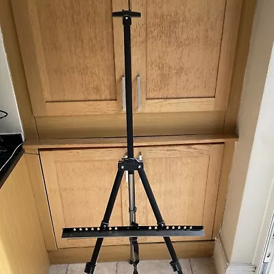 Studio Easel Artist Art Craft Display Easel Metal Full Standing Tripod Drawing • £5