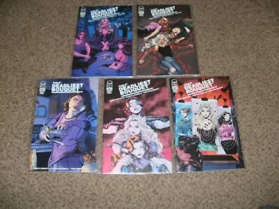 Lot Of 5 The Deadliest Bouquet 1 2 3 4 5 Set W/ Variant - Image - Vf/nm 9.0 • $7.99