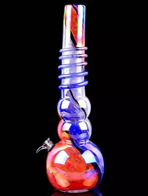 THICK Bong 16  Tall Bong Vase Bong Glass Water Pipe Hookah Big Bongs *USA* • $75.59