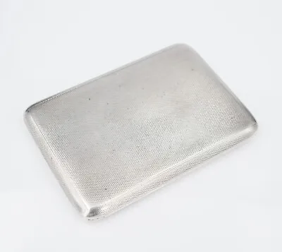 British Cigarette Case Sterling Silver 1936 Mappin & Webb Intact Elastic M1839 • $366.45