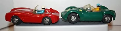 2 Vintage 1/32 Scale Marx Slot Cars Tested And Running 1 Red And 1 Green • $25