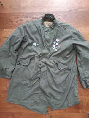 Vintage US Army M65 (Vietnam 1973) Fishtail Parka Liner Scovill Mods Scooter 70s • £149