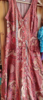 £28 • Buy Vintage Charlotte Halton Long Boho Hippy Style Dress Size 10