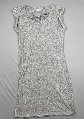 $16.91 • Buy Womens Athleta Gray Charisma Dress Medium Sleeveless Round Neck Keyhole Back