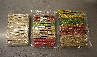 Munchy Dog Chews/treats Assorted Colours Or Natural Flats Or Rolls New! • £10.20