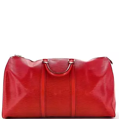 Louis Vuitton Keepall Bag Epi Leather 50 Red • $455.80