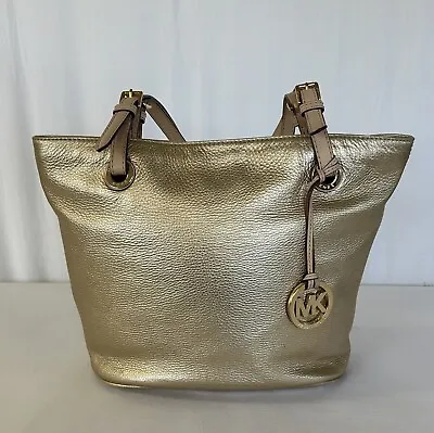 Michael Kors Large Gold Tote Bag  • $30