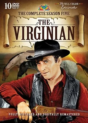 THE VIRGINIAN TV SERIES COMPLETE SEASON FIVE 5 New Sealed 10 DVD Set • $35.65