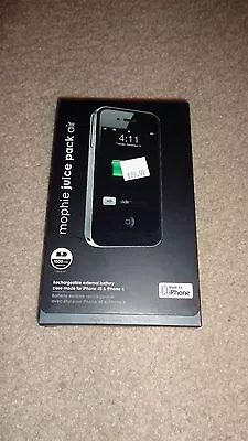 GENUINE/AUTHENTIC MOPHIE JUICE PACK AIR RECHARGEABLE BATTERY CASE FOR IPHONE 4 • $34.95