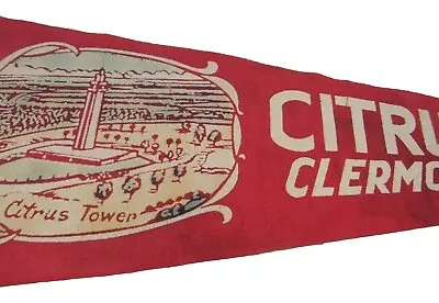 🍊  Citrus Tower Clermont Fla. FLORIDA FL Pennant / Banner Flag Wall Hanger • $16.50