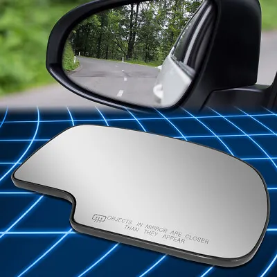 For 99-07 Silverado/Sierra Heater Right Side View Mirror Glass Lens Replacement • $20.65