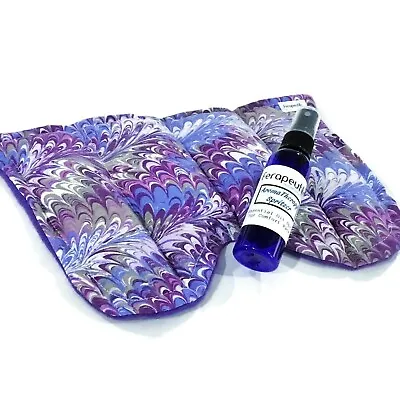 XL Eye Pillow For Sinus Allergy Headache Migraine Rice Hot Cold Pack Face Mask • $34.95