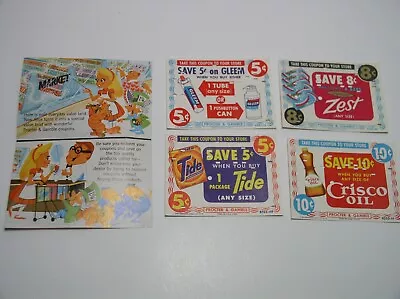 Vintage Grocery Store Coupons Procter & Gamble Alice In Wonderland Theme • $14.88