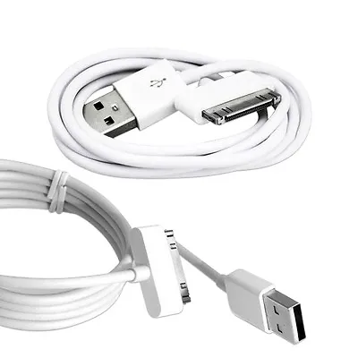 30 Pin Cable USB Charger Charging Lead For Apple IPhone 4S 4 3GS IPod IPad 3 2 1 • £2.94