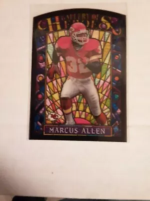 MARCUS ALLEN (HOF) 1997 Topps Gallery Of Heroes #GH2 Raiders Chiefs USC Trojans • $19.99