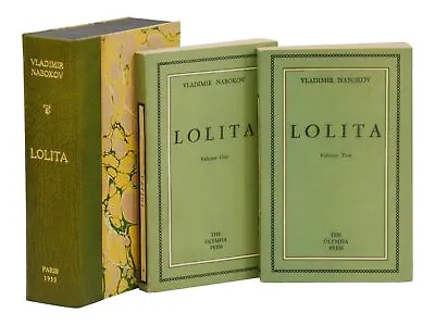 Lolita ~ By VLADIMIR NABOKOV ~ First Edition ~ 1st Issue ~ Two Volumes ~ 1955 • $10000