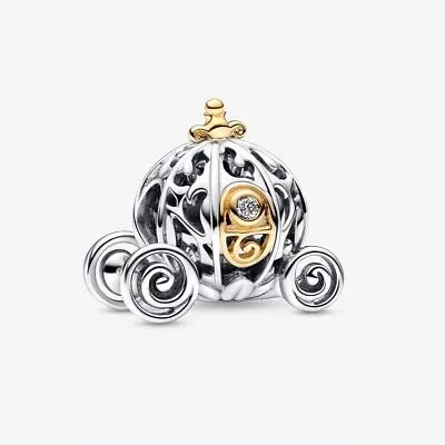 Walt Disney 100th Anniversary Cinderellas Enchanted Carriage Charm Pandora • £15