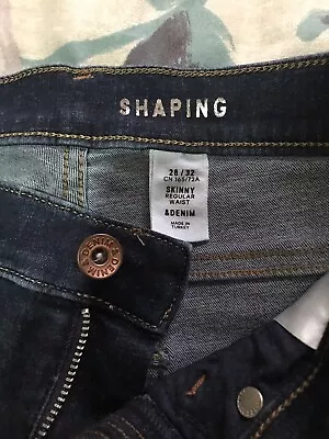 H&M Shaping Skinny Jeans Size 28 L32 • £11.50