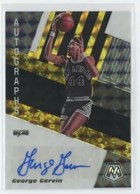 2021-22 Panini Mosaic Basketball Choice Black Gold Auto George Gervin 8/8 AM-GGV • $0.99