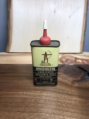 VINTAGE ARCHER OIL HOUSEHOLD OIL CAN ARCHER PETROLEUM CORP 4oz • $18