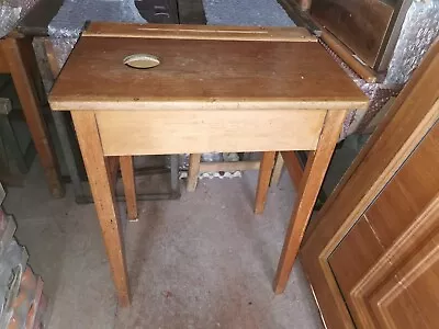 £25 • Buy Old Vintage Wooden School Desk (Single) Pine See Description /pictures