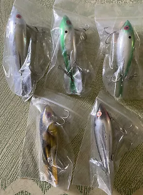 5 Vintage Bomber Mudbug Lure Lot • $19.99