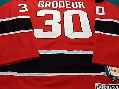 Martin Brodeur New Jersey Devils Hockey Jersey Size Xl Sewn/quality Ccm • $90