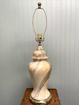 Vintage Mid Century Modern Haeger ? Drip Glaze Ceramic Table Lamp • $175