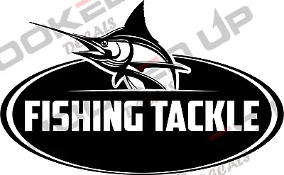 Fishing Tackle Marlin Logo Vinyl Transfer Decal • $6.50