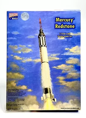 2017 Horizon Models # 2004 1/72 Mercury Redstone Rocket Model Kit New In The Box • $59.95