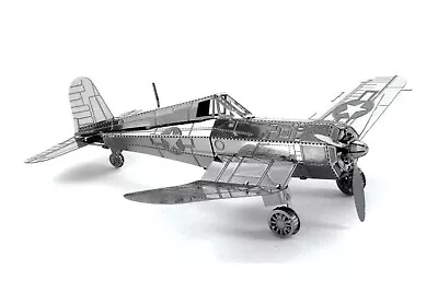 Metal Model F4U Corsair Aircraft 3D Metal Model Laser Cut Kit Hobby Gift Present • £7.45