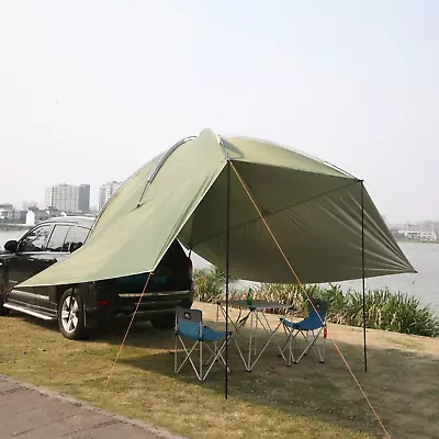 Outdoor Camping Car Tailgate Canopy Shade Tent Car Gazebo Tent Large Car Rear • £122.81